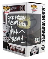 Ari Lehman F' Freddy He's My B**** Signed Funko Pop Vinyl Figure White Sig BAS