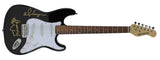 Alice Cooper Signed Black Electric Guitar w/ Self Portrait Sketch BAS #WC91083