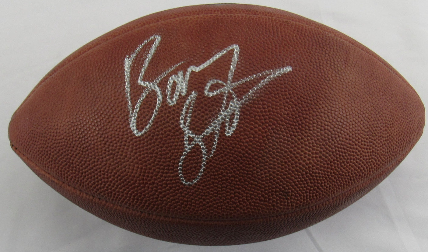 Barry Sanders Signed Auto Autograph Wilson NFL Football JSA EE90379