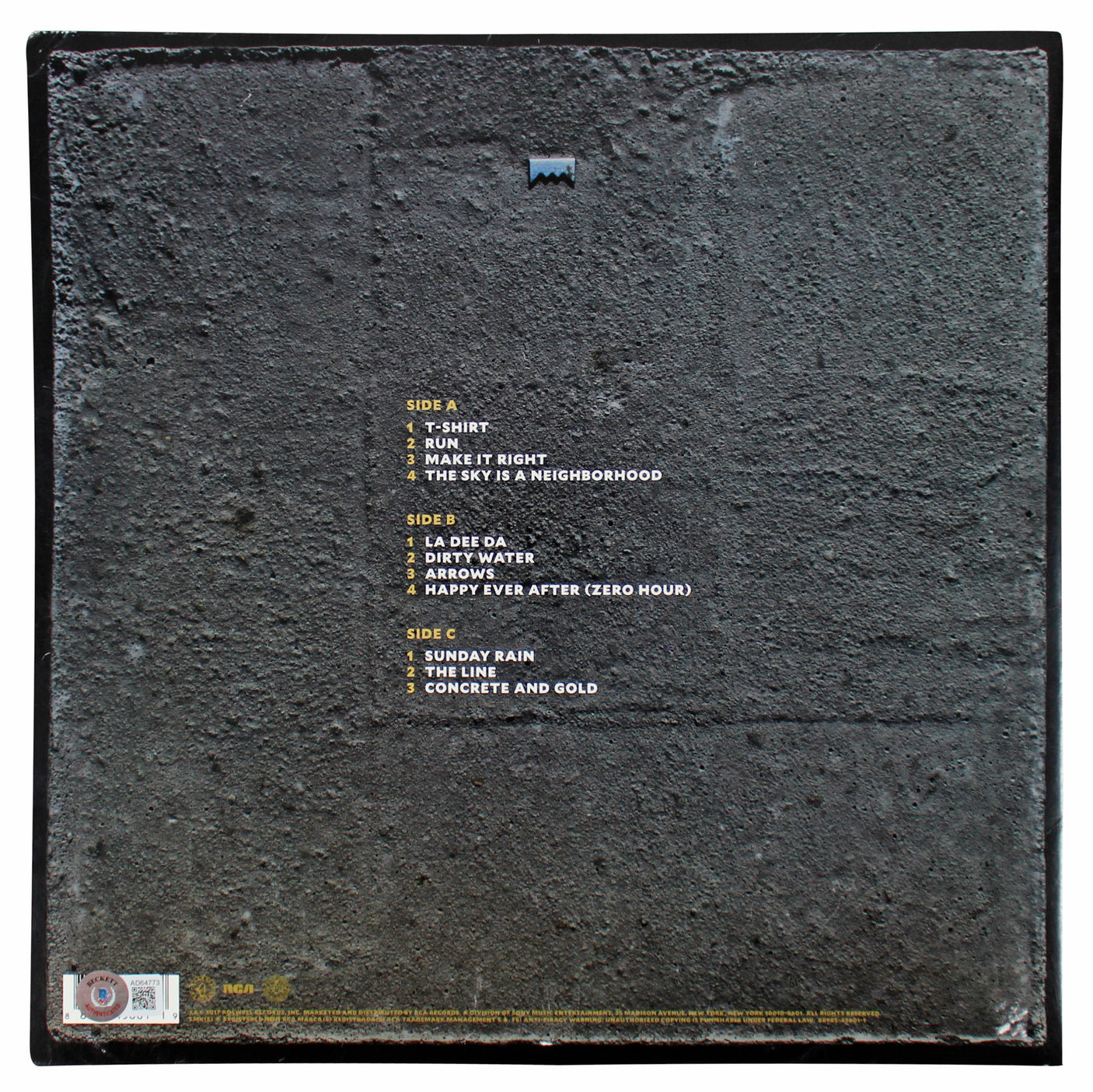 Foo Fighters (6) Grohl, Hawkins, Smear +3 Signed Album Cover W/ Vinyl BAS LOA