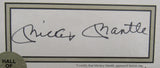 Mickey Mantle Signed 8x10 Photo Stat Sheet JSA BA09030