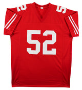 Patrick WIllis "HOF 24" Authentic Signed Red Pro Style Jersey BAS Witnessed