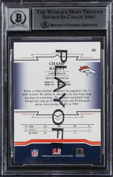 Champ Bailey Signed 2005 TB Threads Playoff Sample #46 Card Auto 10! BAS Slabbed