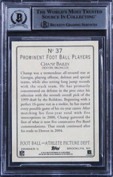 Broncos Champ Bailey Signed 2005 Topps Turkey Red #37A Card Auto 10! BAS Slabbed