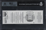Ole Miss A.J. Brown & D.K. Metcalf Home Debut Signed 2016 Ticket Stub BAS Slab