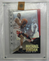 1993-94 Upper Deck Michael Jordan #4 Team MVP Oversized Hologram PLUS card