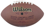 Panthers Miles Sanders Signed Wilson Super Grip Football W/ Case BAS Witnessed