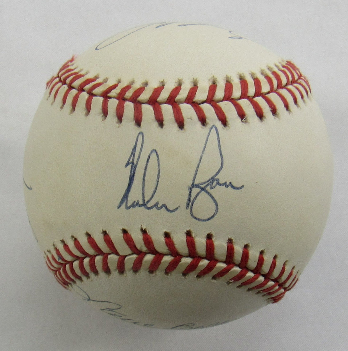 3000 Strikeout Club Signed Rawling Baseball JSA BA09032 Nolan Ryan Steve Carlton Warren Sphan Phil Nekiro Don Sutton Tom Seaver Gaylord Perry Early Wynn