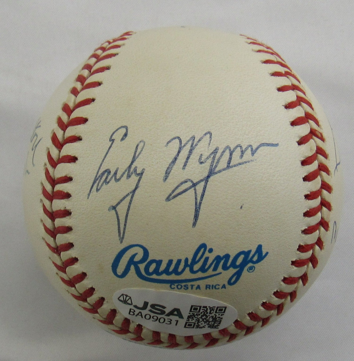 3000 Strikeout Club Signed Rawling Baseball JSA BA09032 Nolan Ryan Steve Carlton Warren Sphan Phil Nekiro Don Sutton Tom Seaver Gaylord Perry Early Wynn