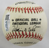 Eddie Mathews Signed Rawlings Baseball w/ HOF Insc JSA CS78528