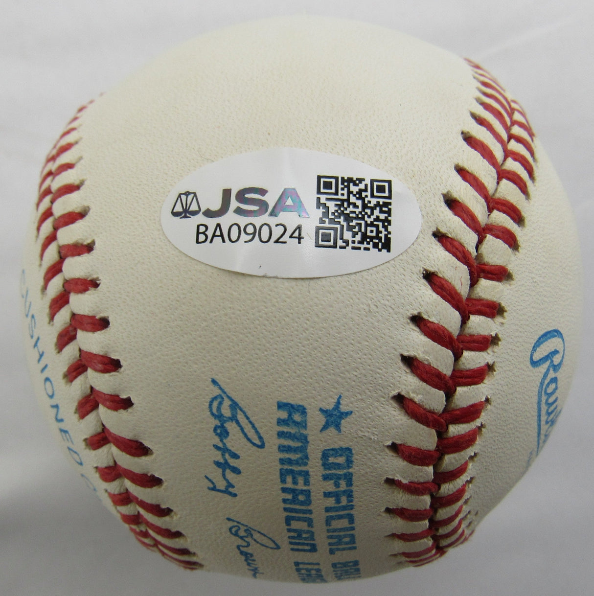 Mickey Mantle Signed Rawlings Baseball JSA BA09024