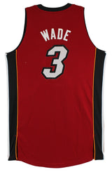 Heat Dwyane Wade 2012 China Preseason Tour Game Worn Red Adidas Jersey NBA LOA