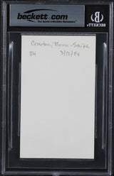 Courtney Thorne-Smith Melrose Place Authentic Signed 3x5 Index Card BAS Slabbed