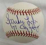 Sparky Lyle Signed Auto Rawlings Baseball JSA CM07284 w77 Cy Young Inscription