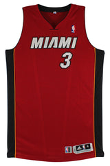 Heat Dwyane Wade 2012 China Preseason Tour Game Worn Red Adidas Jersey NBA LOA