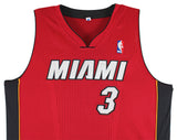 Heat Dwyane Wade 2012 China Preseason Tour Game Worn Red Adidas Jersey NBA LOA