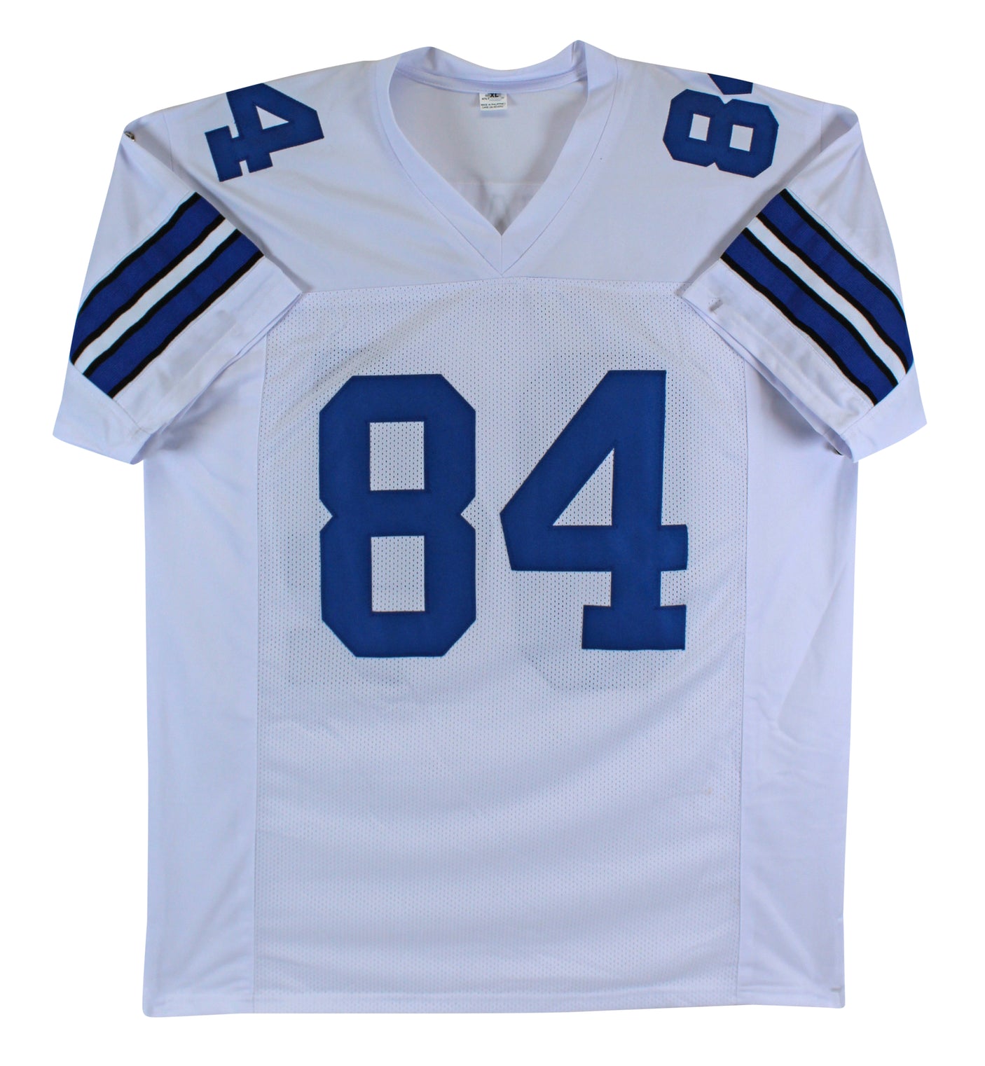 Jay Novacek Authentic Signed White Pro Style Jersey Autographed BAS Witnessed