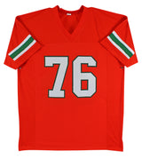 Warren Sapp Authentic Signed Orange Pro Style Jersey Autographed BAS Witnessed