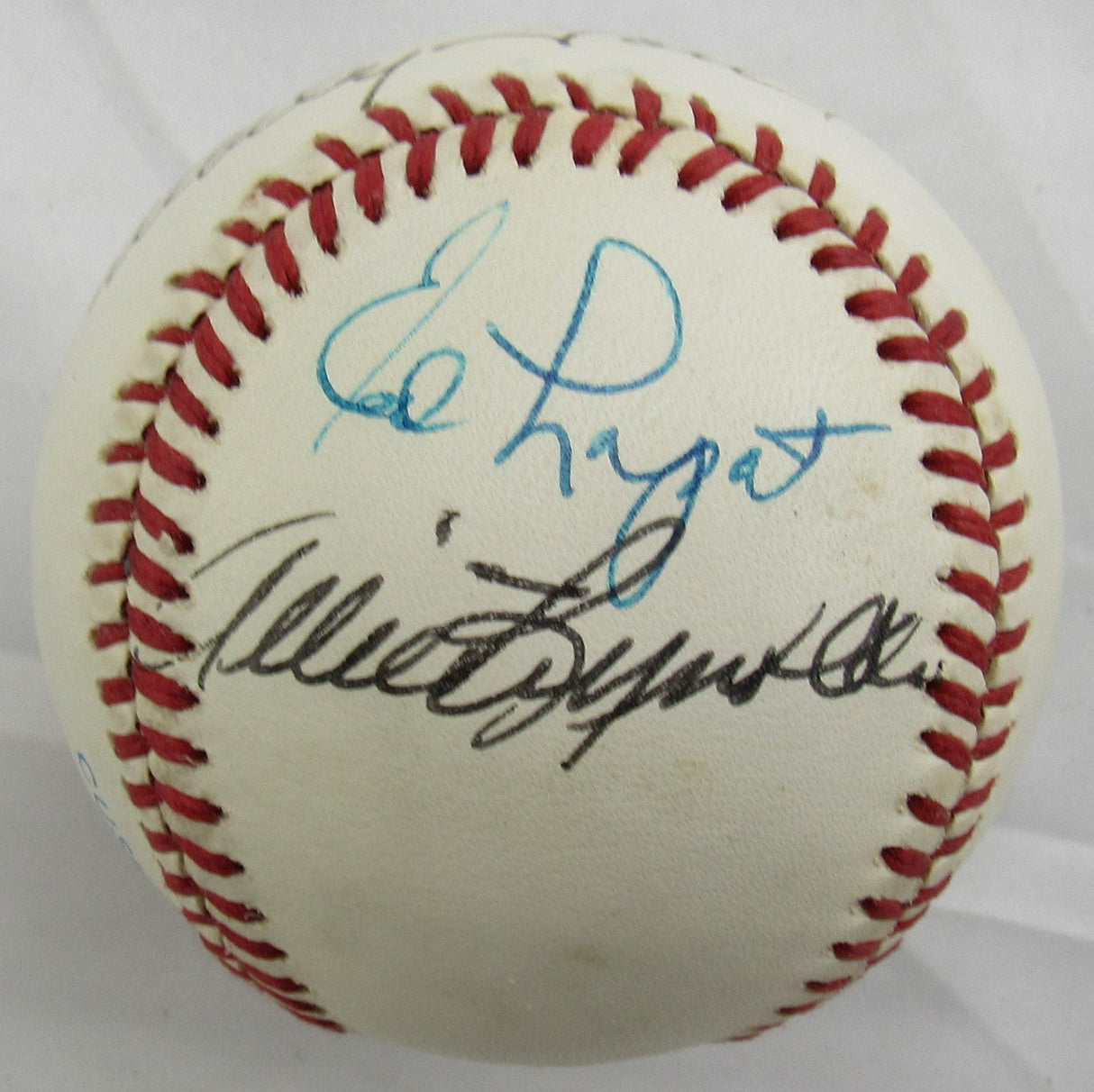Whitey Ford, Ed Lopat, Allie Reynolds Signed Auto Rawlings Baseball JSA CM07344