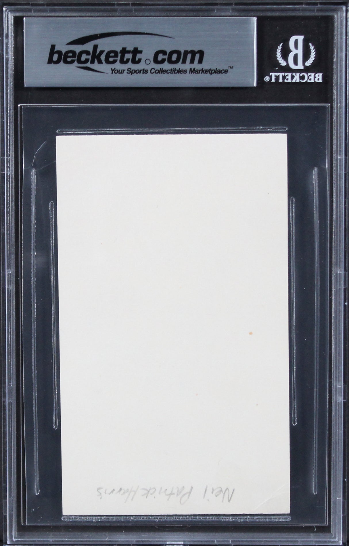 Neil Patrick Harris How I Met Your Mother Signed 3x5 Index Card BAS Slabbed 3