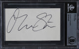 Oliver Stone Platoon Authentic Signed 3x5 Index Card Autographed BAS Slabbed 2