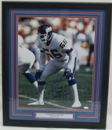 Lawrence Taylor Signed w/ Insc "Bad MF" Framed 16x20 Photo JSA COA I