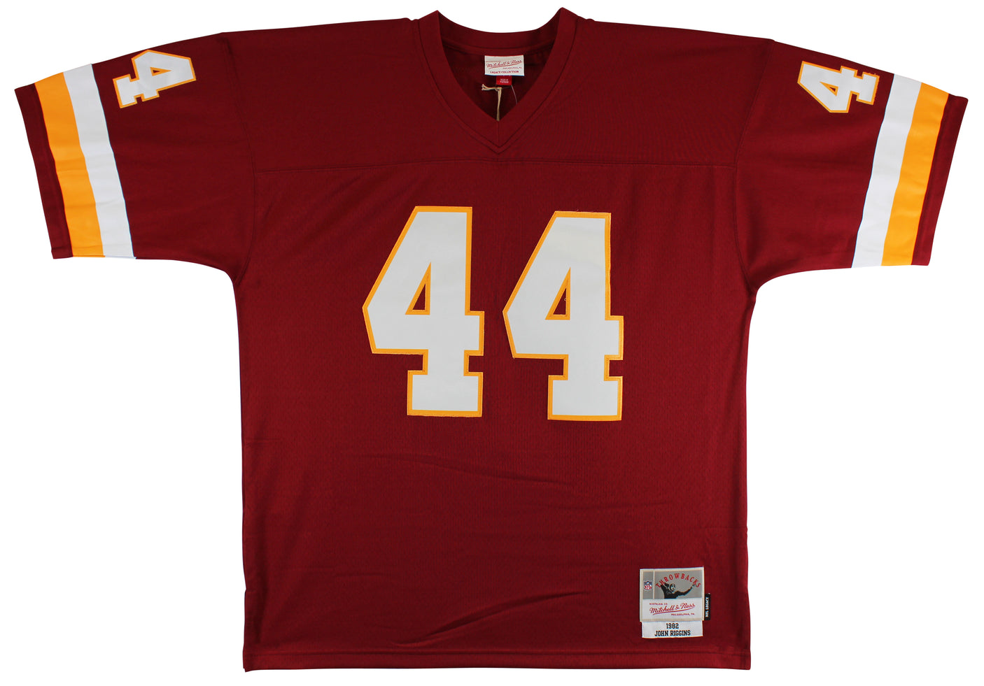 Commanders John Riggins "SB XVII MVP" Signed Maroon M&N Jersey BAS Witnessed