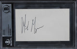 Mike Myers Austin Powers Authentic Signed 3x5 Index Card BAS Slabbed 1