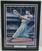 Joe DiMaggio Signed Framed Photo 24x31 - JSA Certified