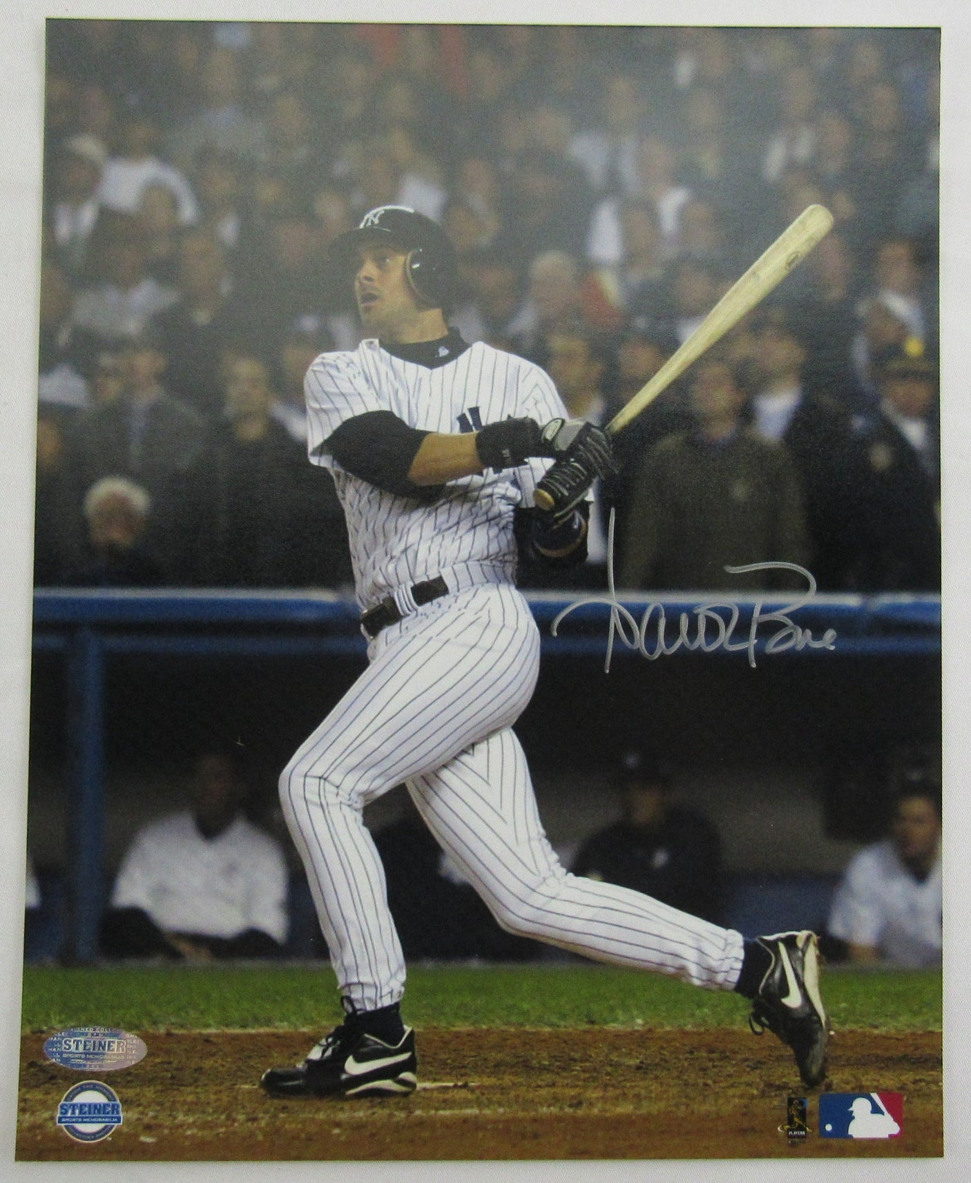Aaron Boone Signed Auto 8x10 Photo Steiner Hologram