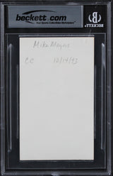 Mike Myers Austin Powers Authentic Signed 3x5 Index Card BAS Slabbed 3