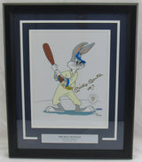 Mickey Mantle Bugs Bunny Signed #7 Framed Photo - JSA Certified