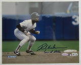 Rickey Henderson Signed Auto 8x10 Photo Steiner MLB Hologram
