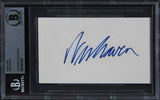 Wes Craven Scream Authentic Signed 3x5 Index Card Autographed BAS Slabbed