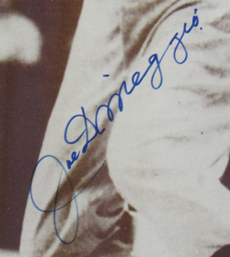 Joe DiMaggio Signed Framed 11x14 Photo - JSA Certified