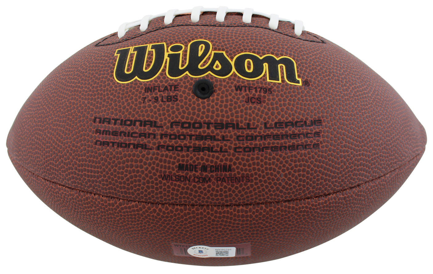 Cowboys Michael Irvin Authentic Signed Super Grip Nfl Football BAS Witnessed