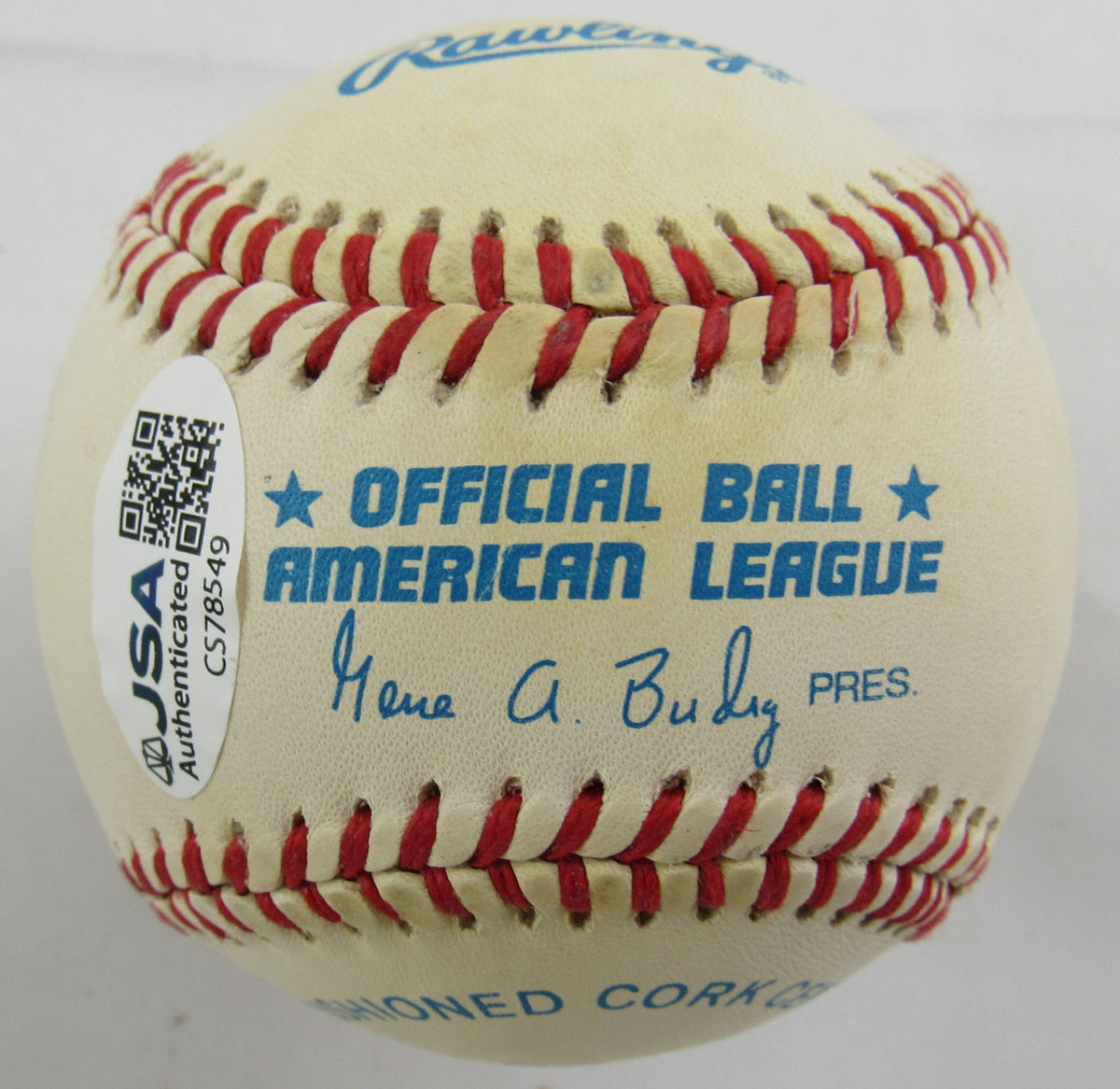 Don Larsen Signed Rawlings Baseball w/ Insc JSA CS78549