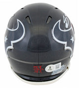 Texans Stefon Diggs Authentic Signed Speed Mini Helmet Autographed BAS Witnessed