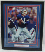 Phil Simms Signed Framed 16x20 Photo