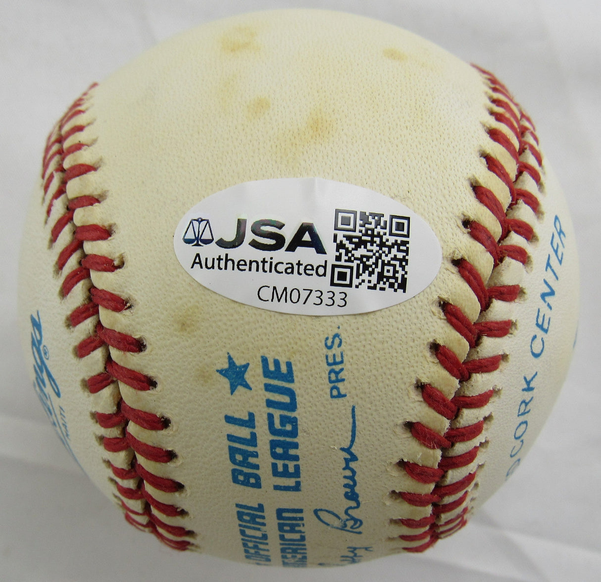 Reggie Jackson Signed Auto Rawlings Baseball JSA CM07333