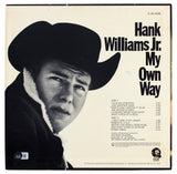 Hank Williams Jr. Authentic Signed My Own Way Album Cover BAS #BH027836