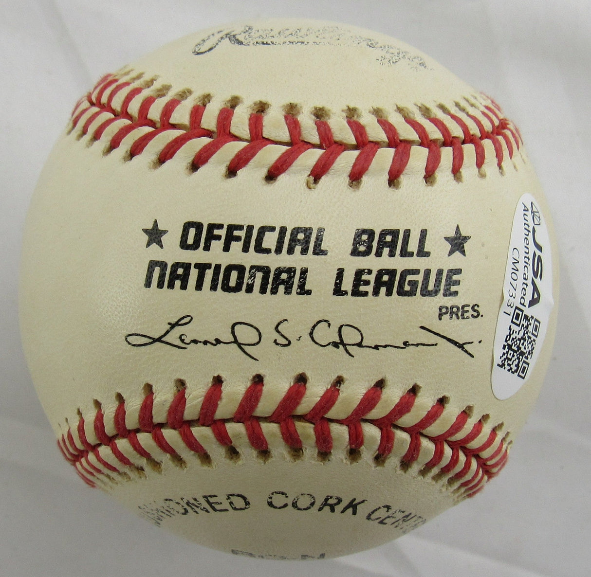 Bob Gibson Signed Auto Rawlings Baseball JSA CM07331