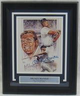 Mickey Mantle Signed Framed 8x10 Photo JSA LOA BB31832