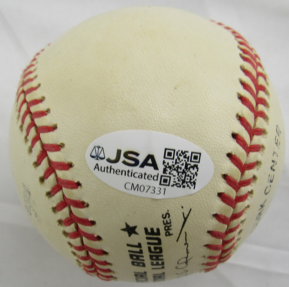 Bob Gibson Signed Auto Rawlings Baseball JSA CM07331