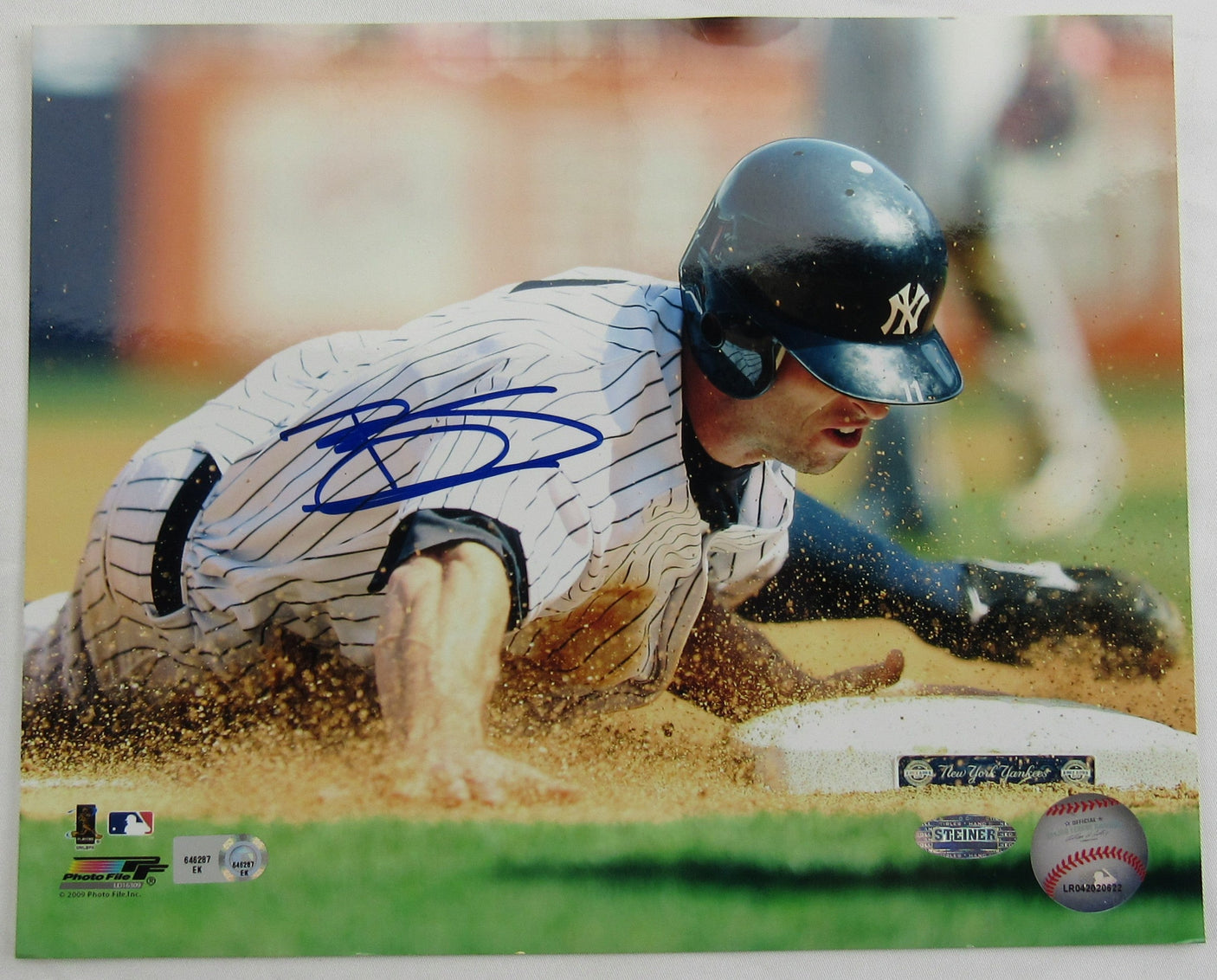 Brett Gardner Signed Auto 8x10 Photo Steiner Hologram