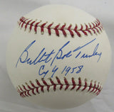 Bob Turley Signed Auto Rawlings Baseball JSA CM07329 w/Cy Young 1958 Insc