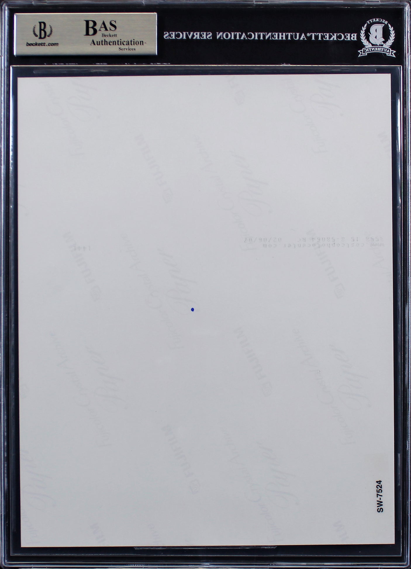 Kenny Baker & Irvin Kershner Star Wars Authentic Signed 8x10 B&W Photo BAS Slab
