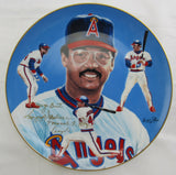Reggie Jackson Signed Auto Painted Plate JSA CS78588