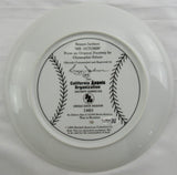 Reggie Jackson Signed Auto Painted Plate JSA CS78588