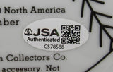 Reggie Jackson Signed Auto Painted Plate JSA CS78588
